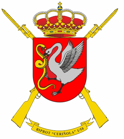 Escudo del Batallón de Infantería Protegida 'Ceriñola' I/50 Escudo del Batallón de Infantería Protegida 'Ceriñola' I/50