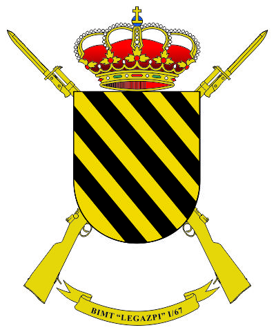 Escudo del Batallón de Infantería Ligera 'Legazpi' I/67