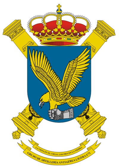 Escudo del Grupo de Artillería Antiaérea Cañones I/71