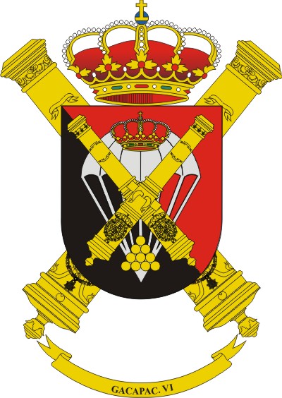 Escudo Grupo Artillería de Campaña Paracaidista VI