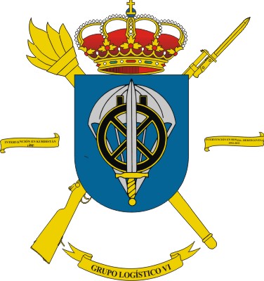 Escudo del Grupo Logístico VI Escudo del Grupo Logístico VI