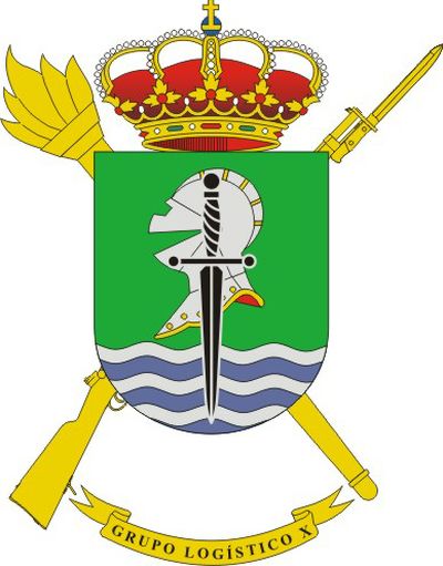 Escudo del Grupo Logístico X Escudo del Grupo Logístico X