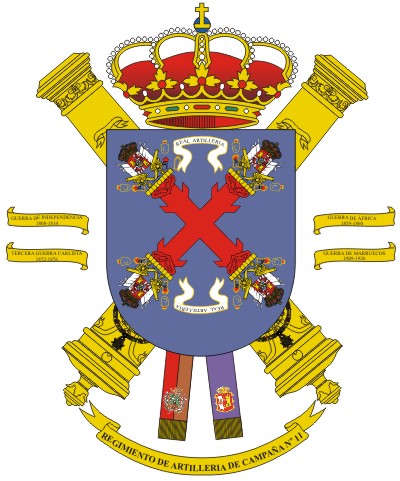 Escudo del Regimiento de Artillería de Campaña n&ordm; 11