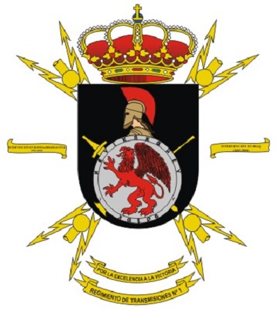 Escudo del Regimiento de Transmisiones n&ordm; 1