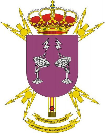 Escudo del Regimiento de  22