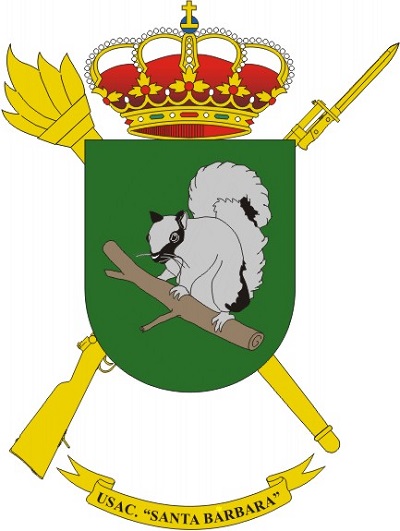 Escudo de la Escudo de la USAC 'Santa Bárbara'