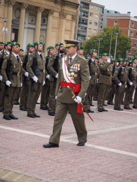 El JEME, preside el acto militar en conmemoración de la Patrona del Cuerpo de Intendencia del Ejército de Tierra, Santa Teresa de Jesús.