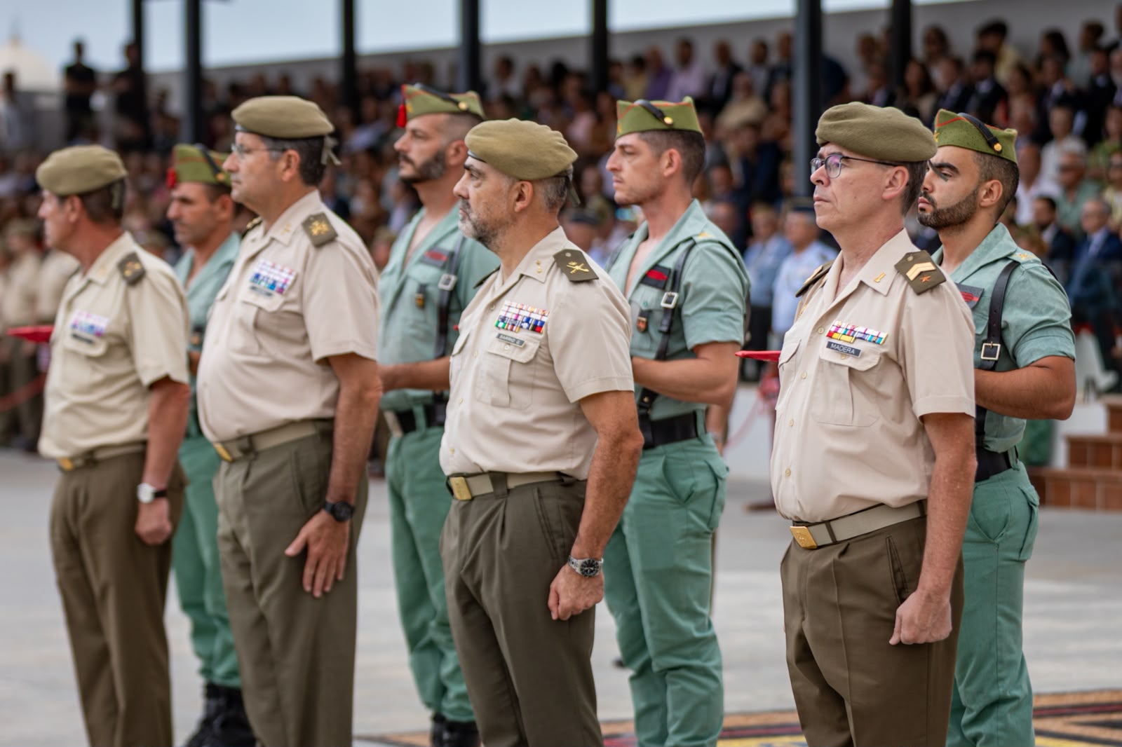 acto conmemorativo del CVI aniversario de La Legión 