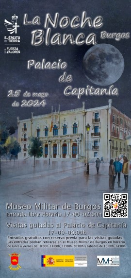 Cartel Noche Blanca Burgos 2024