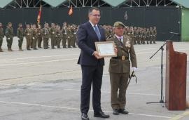 Nombramiento artillero de honor.