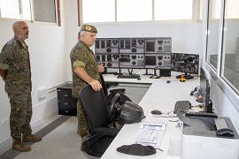 Sala de control de simulación
