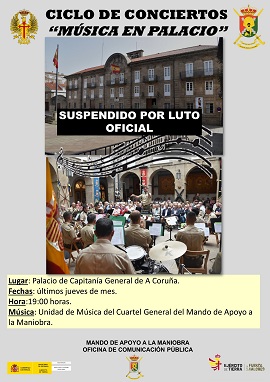 Suspensión Concierto
