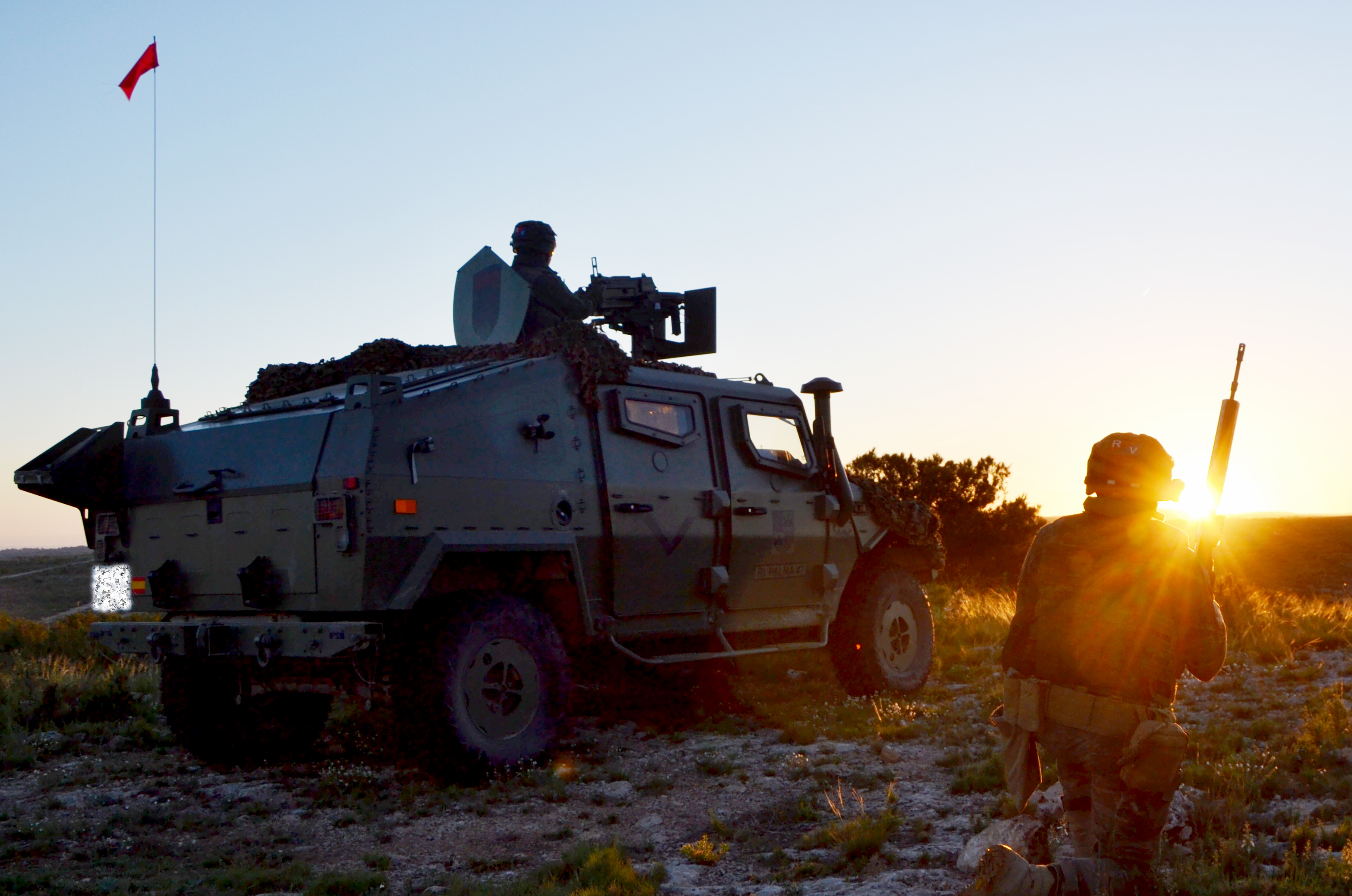AMANECIENDO EN EL CMT DE CHINCHILLA (ALBACETE)