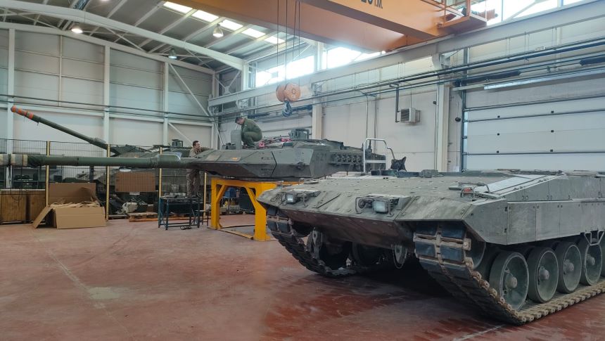 Mantenimiento de un Leopard 2 A4