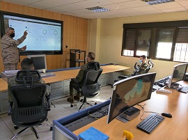 Explicación del centro de control de la estación de anclaje a los CAC