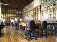Sala de lectura de la Biblioteca del Archivo General de Ávila