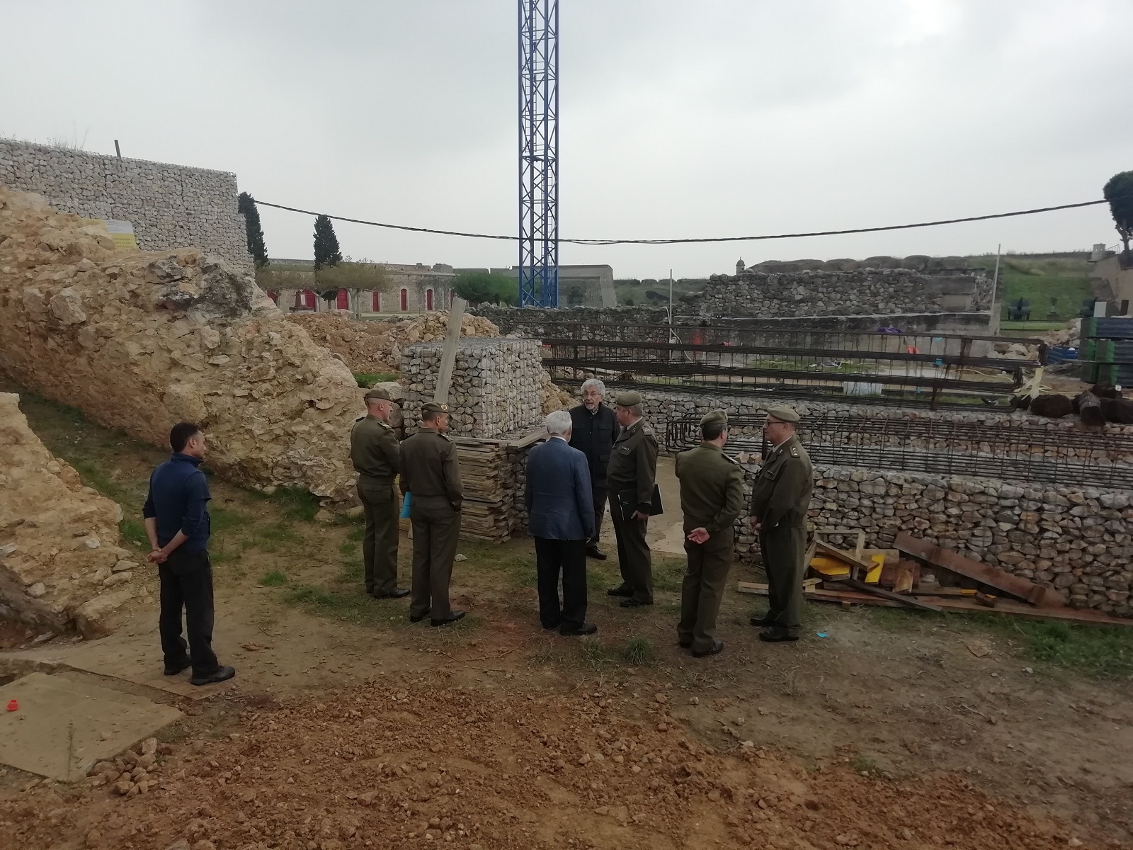 Visita de inspección del General Director del IHCM al Consorcio Castillo de San Fernando de Figueres