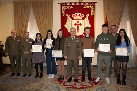 Entrega de los Diplomas a los Huérfanos de la Representación del PAHUET en Madrid