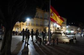 Arriado de la Bandera Nacional