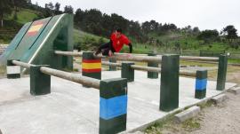 Prueba de obstáculos en Pontevedra