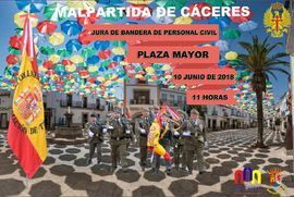 Cartel promocional de la Jura de Bandera