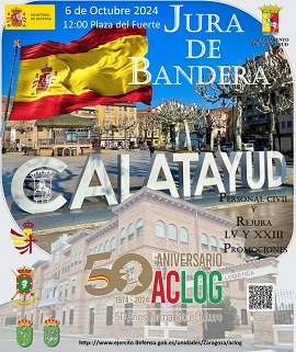 Jura de Bandera para personal civil en Calatayud (Zaragoza)