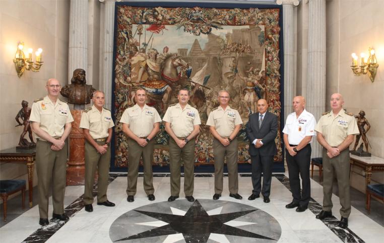 Encuentro del JEME con los anteriores suboficiales mayores del Ejército