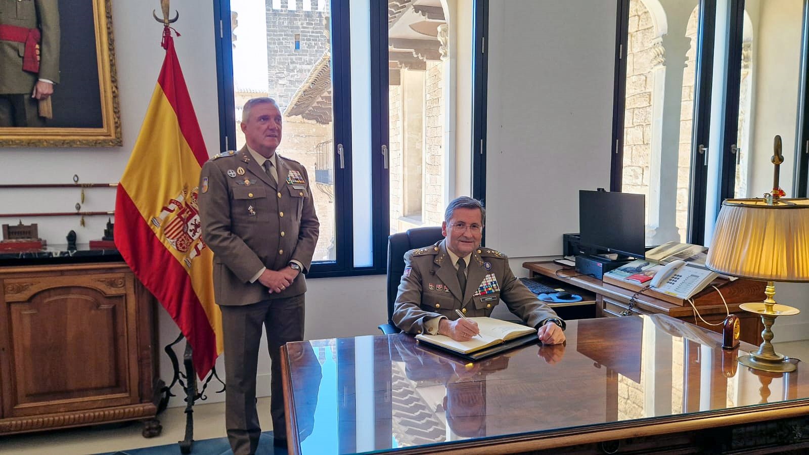 El JEME y el general Gracia Herreiz