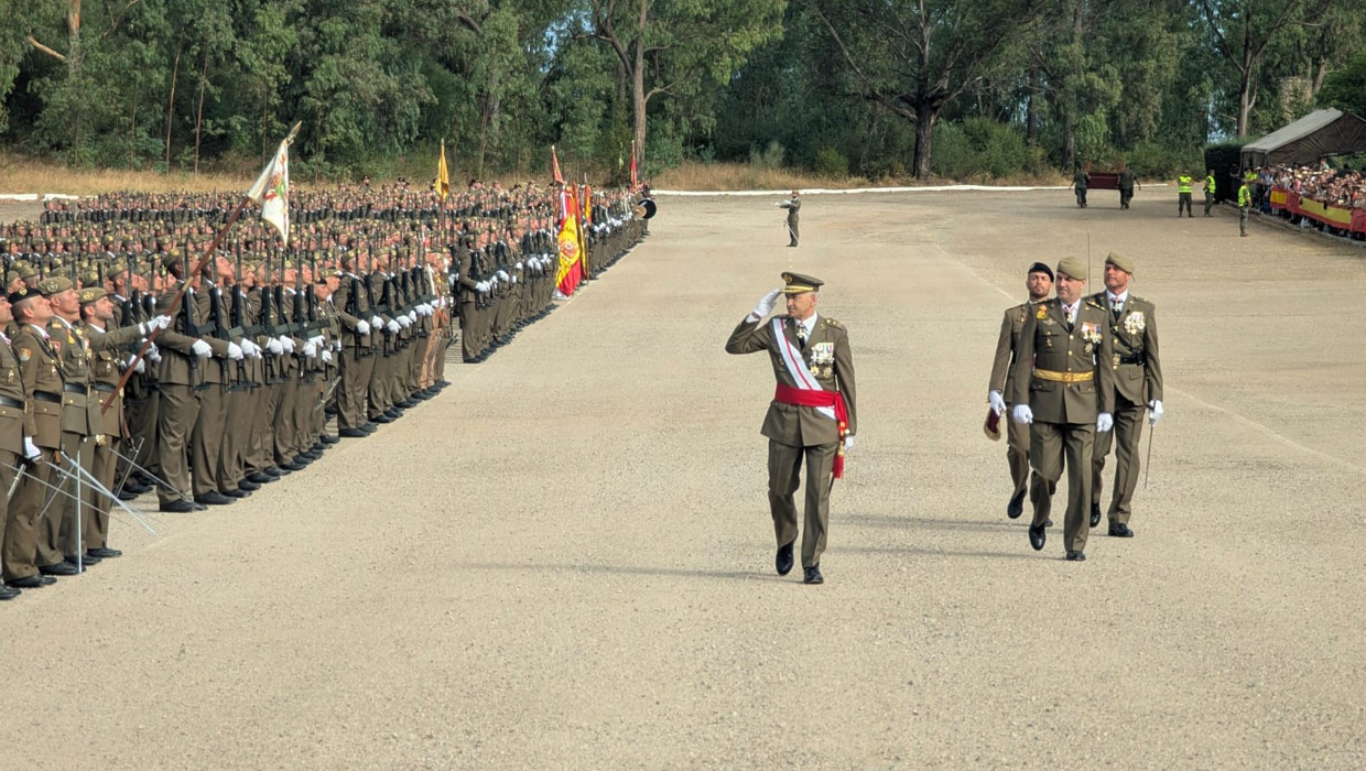 Revista a la Fuerza en formación