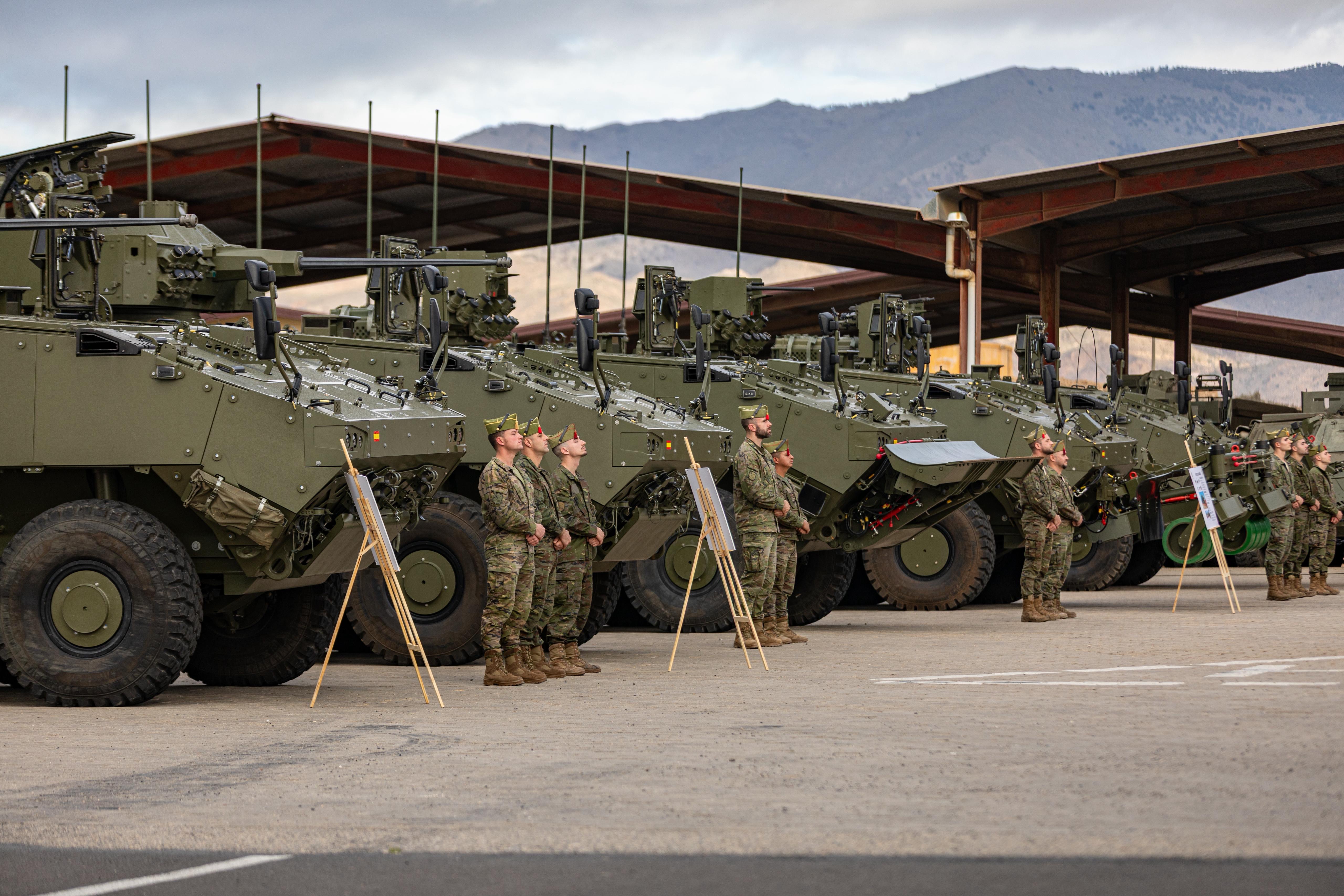 Vehículo en labores de defensa e intervención