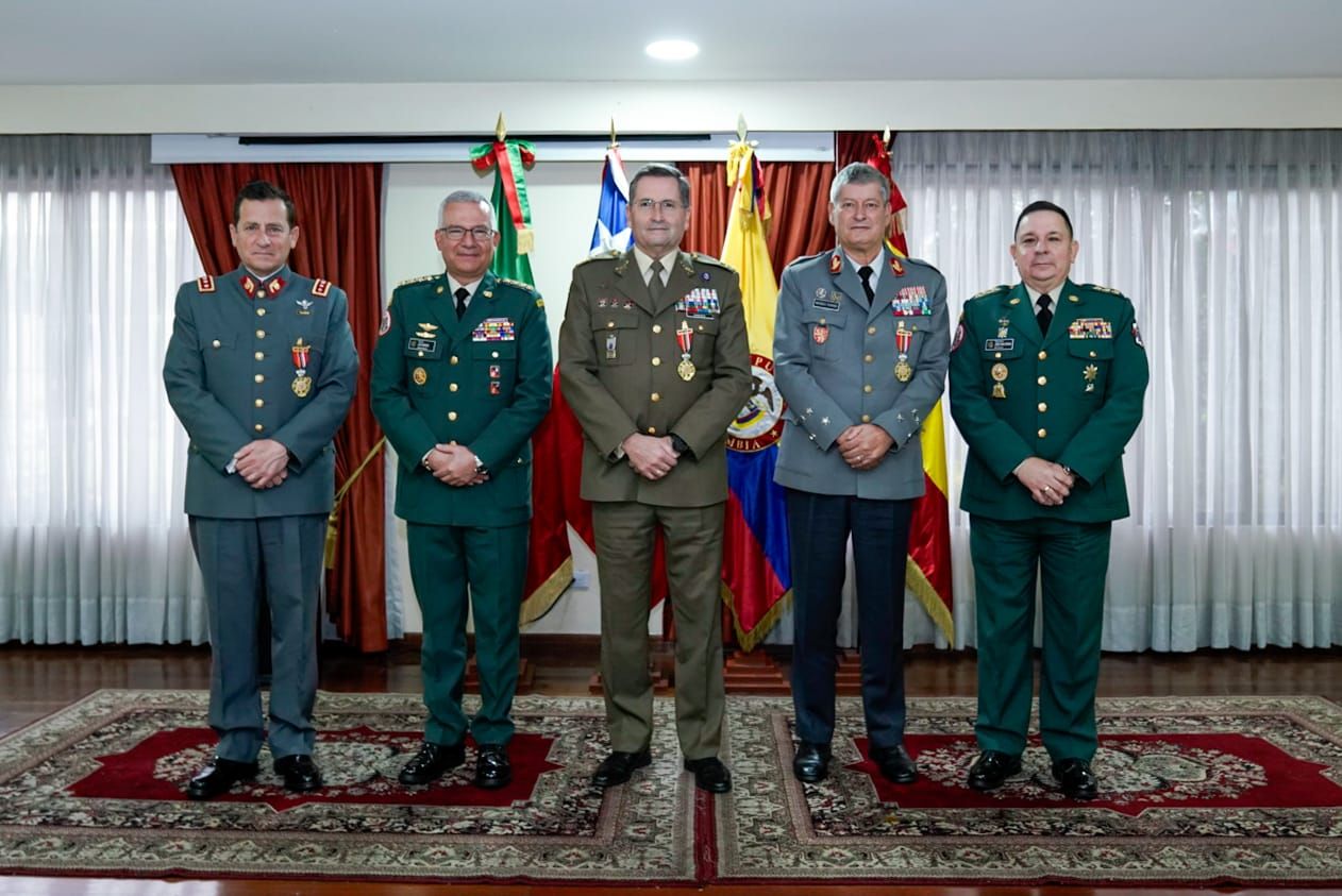 El JEME con sus homólogos de otros países