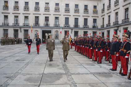 Visita oficial del JEME de Italia