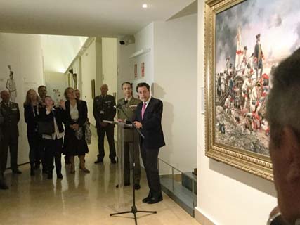 El JEME asiste al acto de donación al Museo de Ejército de un cuadro sobre Bernardo de Gálvez