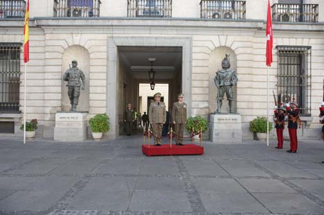 Los JEME,s en el acto celebrado en el CGE