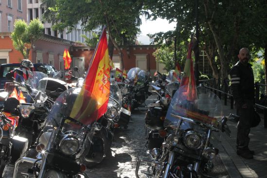 Las motos en el Cuartel General