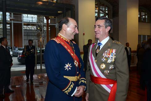 Visita institucional del JEME general de ejército Jaime Domínguez Buj a los Ejércitos de Brasil, Perú y Chile