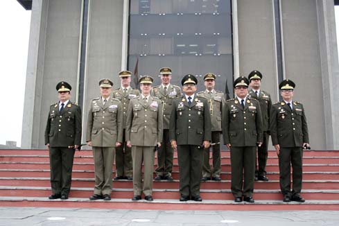 Visita institucional del JEME general de ejército Jaime Domínguez Buj a los Ejércitos de Brasil, Perú y Chile