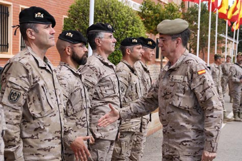 Visita a las Unidades de la Base de Marines