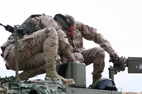 Visita a las Unidades de la Base de Marines