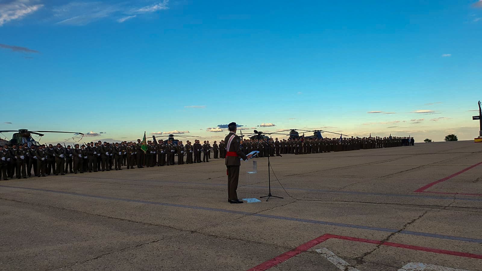 El JEME preside el acto militar de la Festividad de Nuestra Señora de los Ángeles.