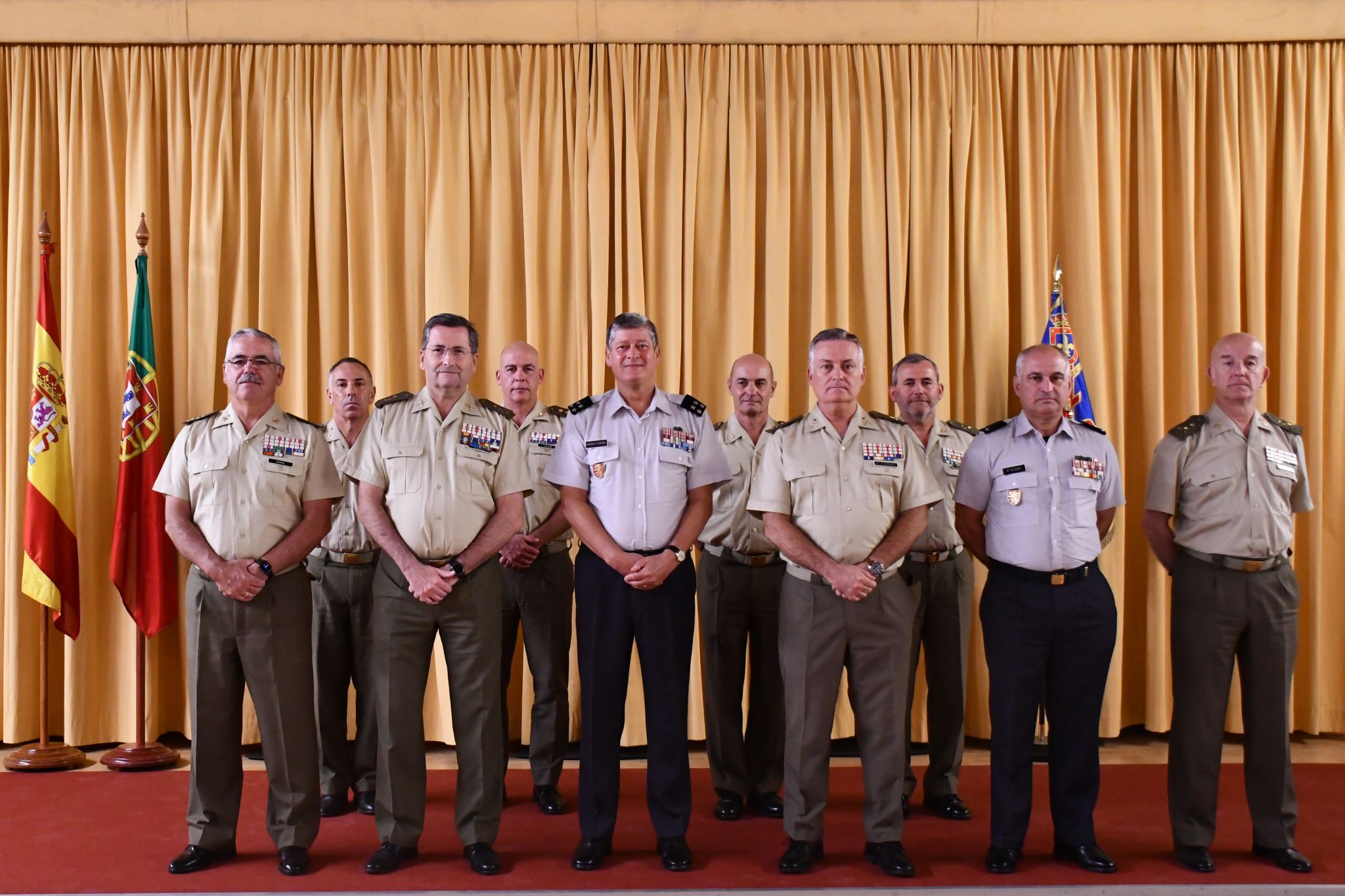 El Jefe de Estado Mayor del Ejército de Portugal visita el Mando de Adiestramiento y Doctrina y la Brigada 'Rey Alfonso XIII' de la Legión