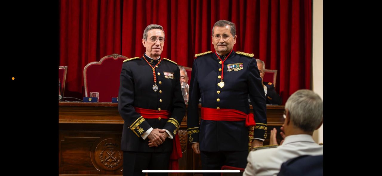 Acto de ingreso como académico de mérito del JEME  en la Academia de las Ciencias y las Artes Militares