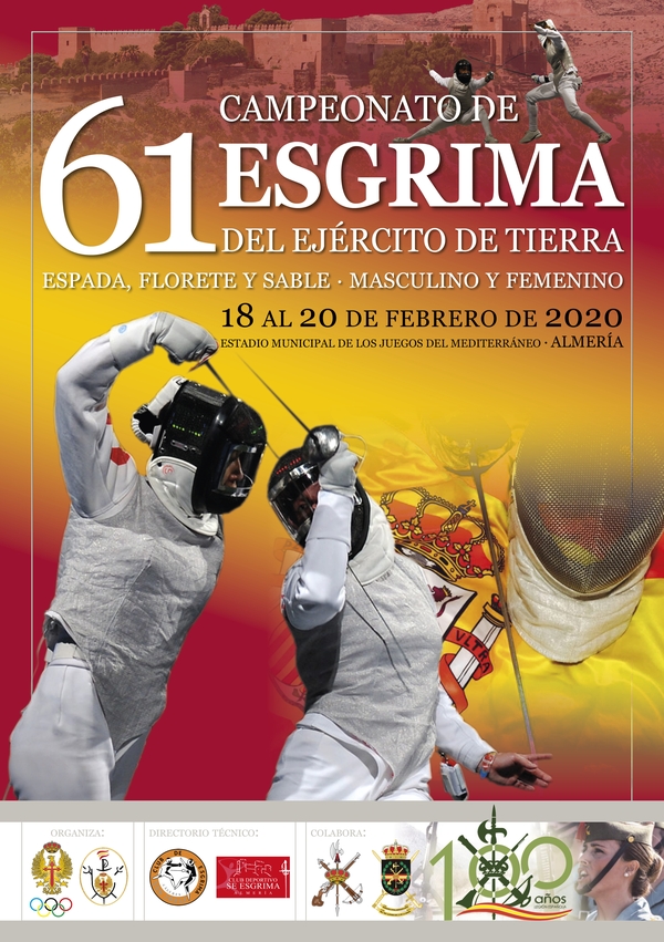 Homenaje a La Legión en la Inauguración del  61ºCampeonato Militar de Esgrima del Ejercito de tierra