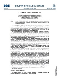 Emisión Moneda de Colección 