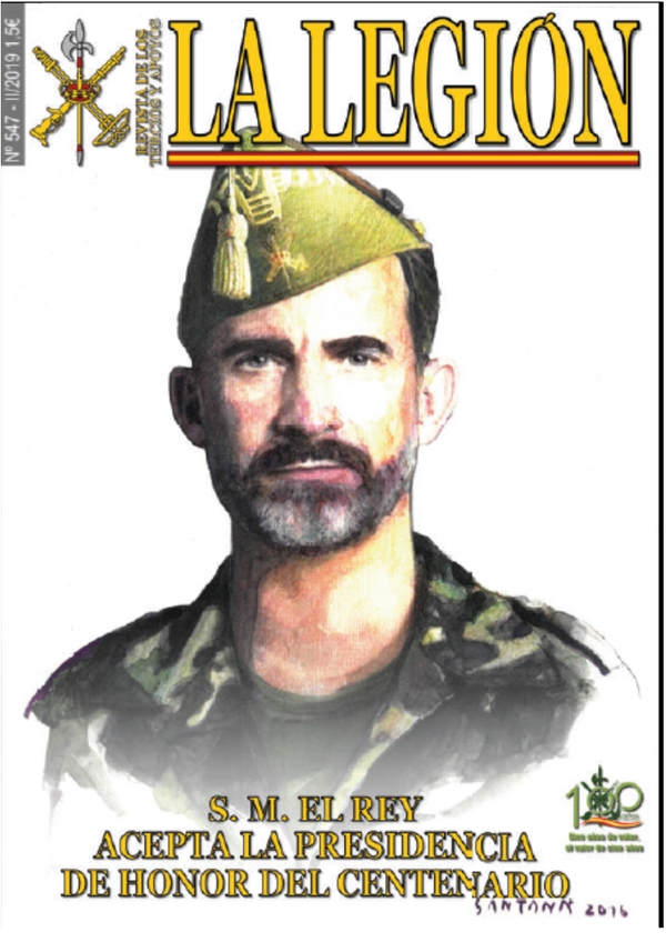 Edición de la Revista  La Legión durante el Centenario.