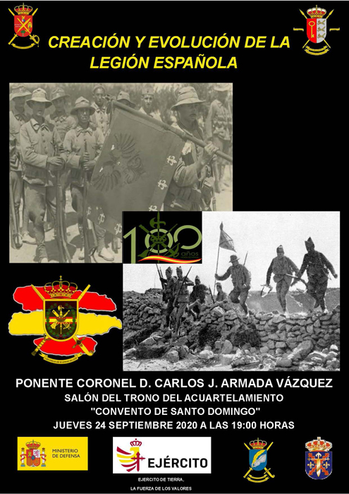 Conferencia «Creción y Evolución de La Legion»