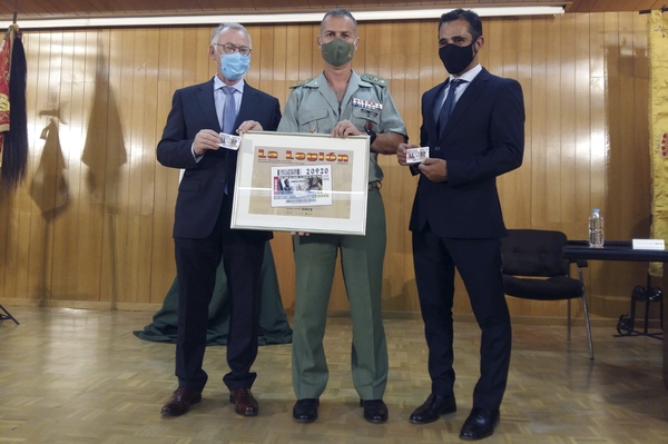 Presentación del Cupón de la ONCE al Tercio 