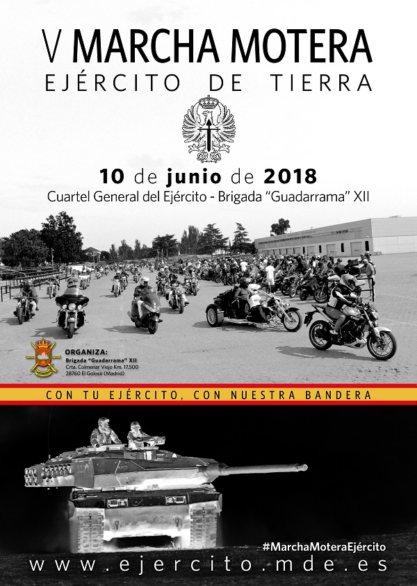 Cartel Marcha motera 2018