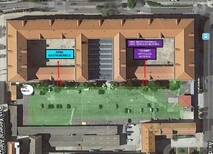 Distribución espacial del Acuartelamiento Atocha Distribución espacial del Acuartelamiento Atocha