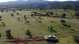 Visión del UAV en misión de reconocimiento.